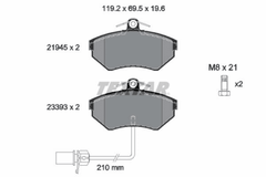 Bremsbelagsatz Scheibenbremse Vorderachse für AUDI VW A4 B5 Avant B6 B7