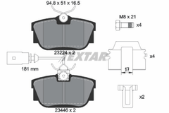 Bremsbelagsatz Scheibenbremse Hinterachse für FORD SEAT VW GALAXY I MK VAN