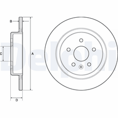 2x Bremsscheibe Hinterachse für OPEL ASTRA K Sports Tourer Kasten/Schrägheck