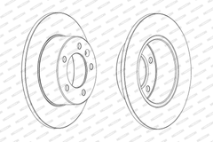 2x Bremsscheibe Hinterachse für NISSAN OPEL RENAULT INTERSTAR Kasten