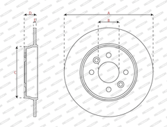 2x Bremsscheibe Hinterachse für RENAULT CLIO V