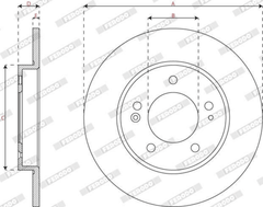 2x Bremsscheibe Hinterachse für HYUNDAI KIA i30 FASTBACK Kombi Hatchback Van