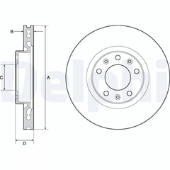 2x Bremsscheibe Vorderachse für CITROËN OPEL PEUGEOT BERLINGO C4 GRAND PICASSO