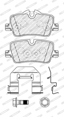 Bremsbelagsatz Scheibenbremse Hinterachse für BMW 3 Touring 4 Gran Coupe