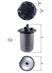 Kraftstofffilter für FIAT MERCEDES-BENZ NISSAN OPEL RENAULT TALENTO Kasten