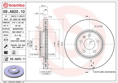 Bremsscheibe Vorderachse für AUDI A4 Allroad B8 B9 Avant A5 Sportback Cabriolet
