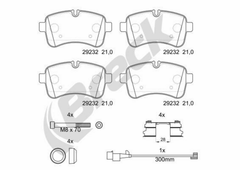 Bremsbelagsatz Scheibenbremse Hinterachse für IVECO DAILY IV