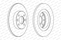 2x Bremsscheibe Vorderachse für RENAULT DACIA SMART LOGAN I Kombi LOGAN/STEPWAY
