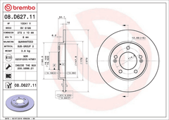 Bremsscheibe Hinterachse für HYUNDAI KIA i30 FASTBACK Kombi Hatchback Van