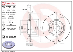 Bremsscheibe Vorderachse für CITROËN OPEL PEUGEOT BERLINGO MULTISPACE C3
