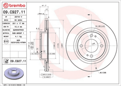 Bremsscheibe Vorderachse für MITSUBISHI ATTRAGE VI Stufenheck SPACE STAR