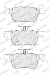 Bremsbelagsatz Scheibenbremse Hinterachse für FORD USA FOCUS IV Stufenheck