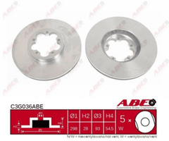 Bremsscheibe Vorderachse für FORD TRANSIT Kasten Pritsche/Fahrgestell Bus