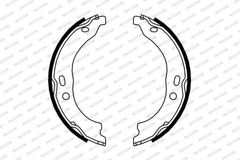 Bremsbackensatz Feststellbremse Hinterachse für CITROËN FIAT PEUGEOT JUMPER II