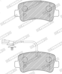 Bremsbelagsatz Scheibenbremse Hinterachse für NISSAN OPEL RENAULT INTERSTAR