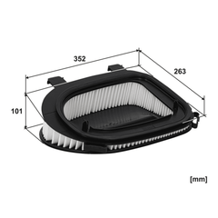 Luftfilter für BMW X3 X5 X6
