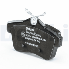 Bremsbelagsatz Scheibenbremse Hinterachse für CITROËN PEUGEOT DS C4 II