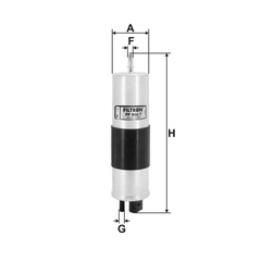 Kraftstofffilter für VOLVO S90 II V40 Schrägheck Cross Country V60 V90 Kombi