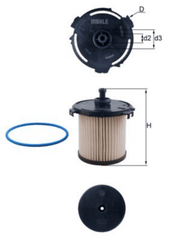 Kraftstofffilter für FORD TOURNEO CUSTOM V362 Bus TRANSIT Kasten