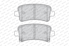 Bremsbelagsatz Scheibenbremse Hinterachse für OPEL SAAB CHEVROLET INSIGNIA A