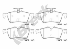 Bremsbelagsatz Scheibenbremse Hinterachse für PEUGEOT 508 SW I Kasten/Kombi