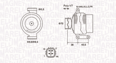 Lichtmaschine Generator für HONDA CR-V II FR-V