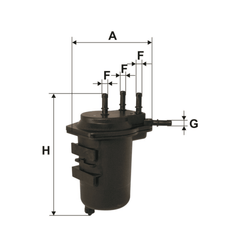 Kraftstofffilter für NISSAN RENAULT SUZUKI ALMERA II Hatchback CUBE JUKE MICRA