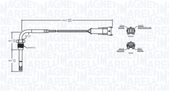 Sensor Abgastemperatur für FIAT CROMA