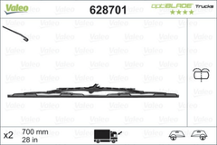 Wischblatt vorne für MERCEDES-BENZ SCANIA VOLVO ACTROS MP4 / MP5 ANTOS AROCS G