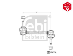 Koppelstange Stabilisator Vorderachse für SUZUKI IGNIS III