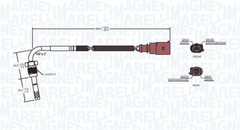 Sensor Abgastemperatur für VW TIGUAN