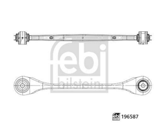 Querlenker Hinterachse hinten rechts für BMW X3 X4 Van