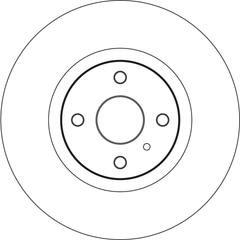 2x Bremsscheibe Vorderachse für FIAT ABARTH 124 Spider