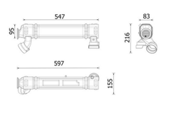 Kühler Abgasrückführung für DAF XF II