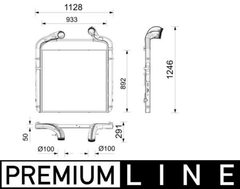 Ladeluftkühler für DAF XG XG+
