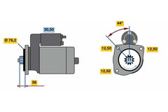 Anlasser Starter für VW SKODA SEAT AUDI GOLF VI Variant POLO V CADDY III