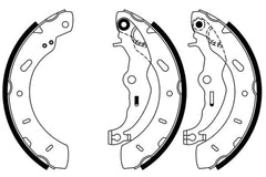 Bremsbackensatz Hinterachse für FORD FOCUS III Turnier Stufenheck