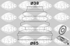 Faltenbalgsatz Antriebswelle für PEUGEOT CITROËN 406 Break 605 607 Coupe XM