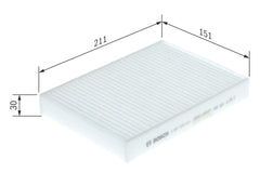 Filter Innenraumluft hinten für MERCEDES-BENZ VITO Mixto MARCO POLO Camper