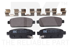 Bremsbelagsatz Scheibenbremse Hinterachse für CHEVROLET OPEL VAUXHALL AVEO