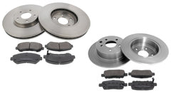 Bremsensatz Scheibenbremse Vorderachse Hinterachse für NISSAN QASHQAI II SUV /