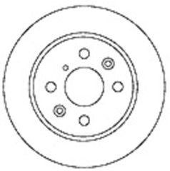 2x Bremsscheibe Vorderachse für KIA SEPHIA Stufenheck SHUMA I II