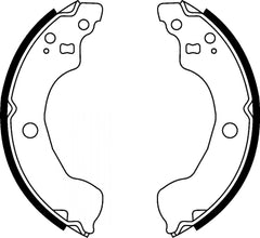Bremsbackensatz Hinterachse für NISSAN ALMERA II Hatchback