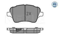 Bremsbelagsatz Scheibenbremse Vorderachse für FORD B-MAX Van FIESTA VI