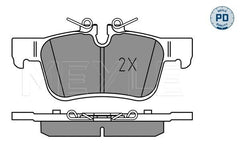 Bremsbelagsatz Scheibenbremse Hinterachse für VOLVO S60 III S90 II V60 Cross