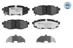 Bremsbelagsatz Scheibenbremse Hinterachse für SUBARU TOYOTA BRZ FORESTER LEGACY