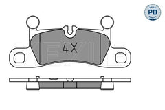 Bremsbelagsatz Scheibenbremse Hinterachse für PORSCHE 718 BOXSTER CAYENNE Coupe