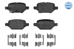 Bremsbelagsatz Scheibenbremse Hinterachse für OPEL CHEVROLET MOKKA / X TRAX