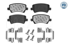 Bremsbelagsatz Scheibenbremse Hinterachse für VOLVO LAND ROVER S60 II S80 V60 I