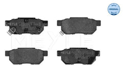 Bremsbelagsatz Scheibenbremse Hinterachse für HONDA MG ROVER ACCORD III